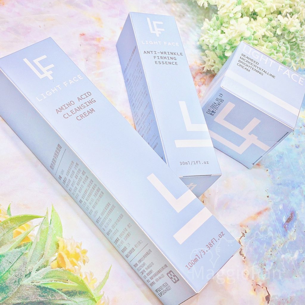 先天麗質還不夠，後天更要加強保養：LIGHT FACE 萊妃思 我要臉有光系列 外盒