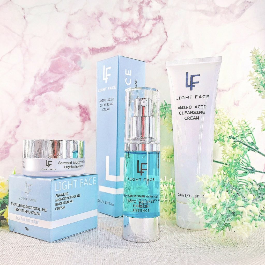 先天麗質還不夠，後天更要加強保養：LIGHT FACE 萊妃思 我要臉有光系列 內容物