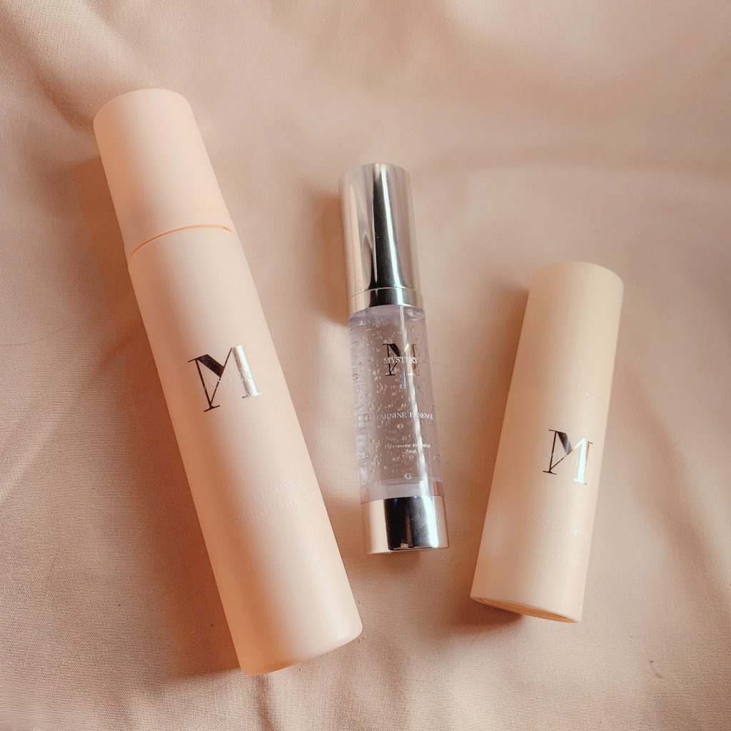 別讓私密處不舒服破壞今日好心情：MYSTERY秘境 私密潔淨保養組全套 瓶身